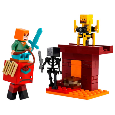 Конструктор Lego Minecraft 21266 Битва за лаву Нижнего мира 1